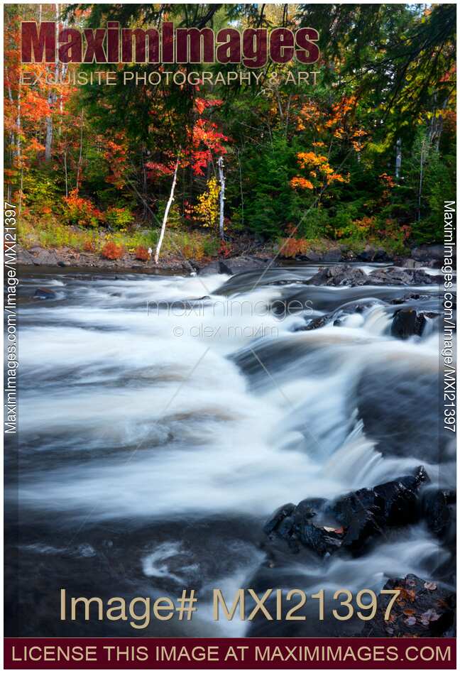 Oxtongue river Ontario Autumn Scenery