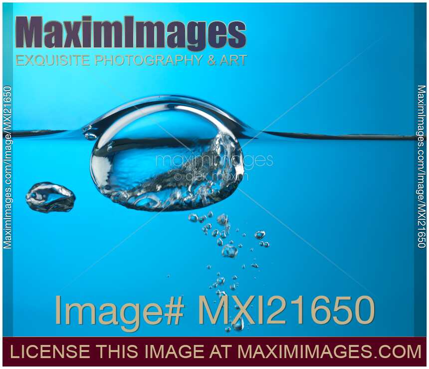 Oxygen Bubble in Water