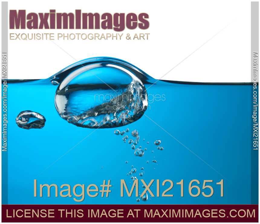 Oxygen Bubble in Water