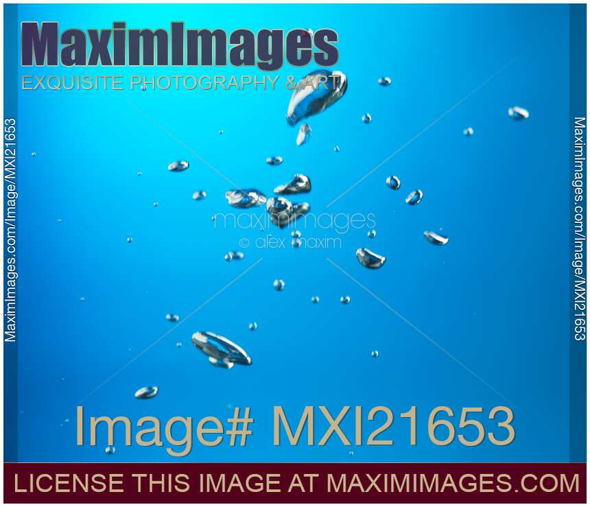 Oxygen Bubble in Water