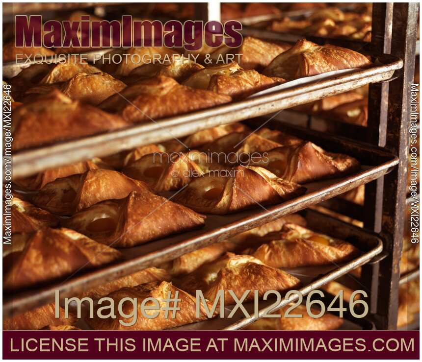 Pastries on Baking Trays