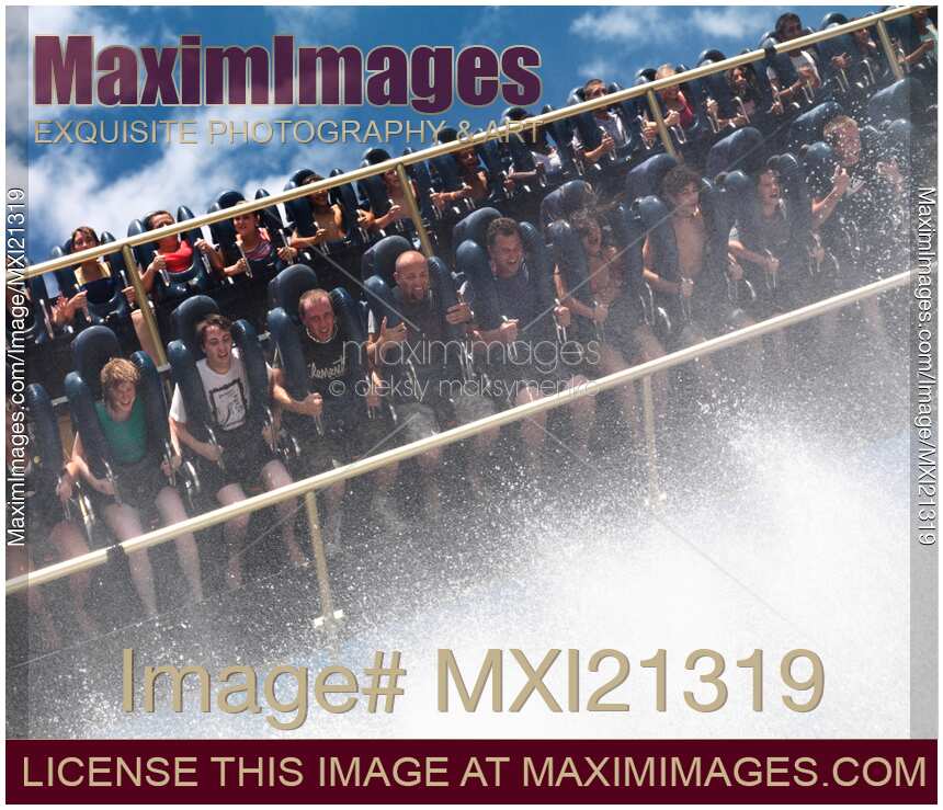 People on Riptide Thrill Ride at Canada's Wonderland