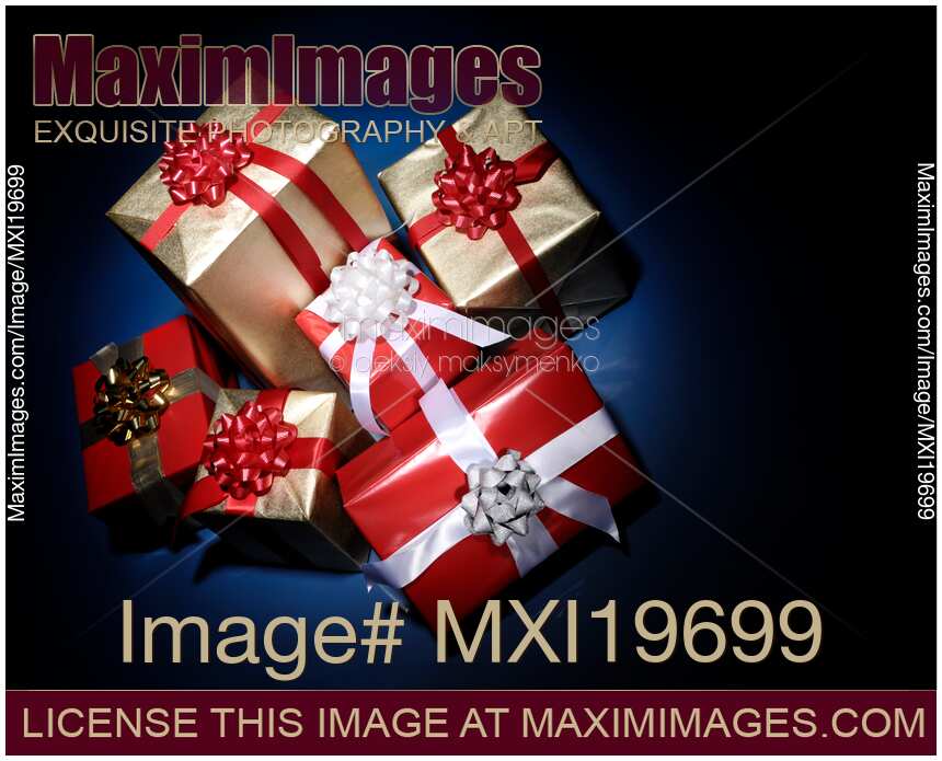 Pile of Christmas Gifts