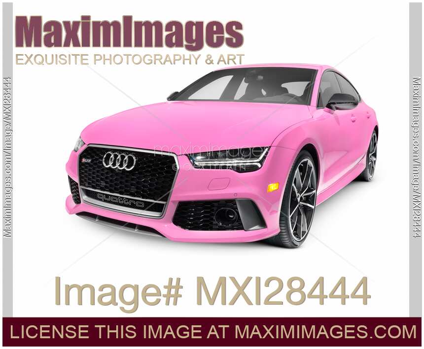 Pink 2016 Audi RS 7 Prestige Quattro Sedan luxury car
