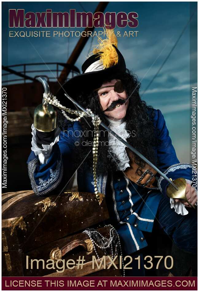 Pirate with a Treasure Chest