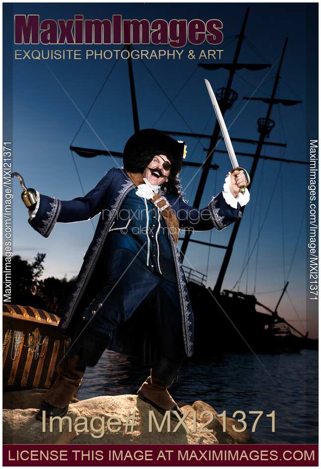 Pirate with a Treasure Chest