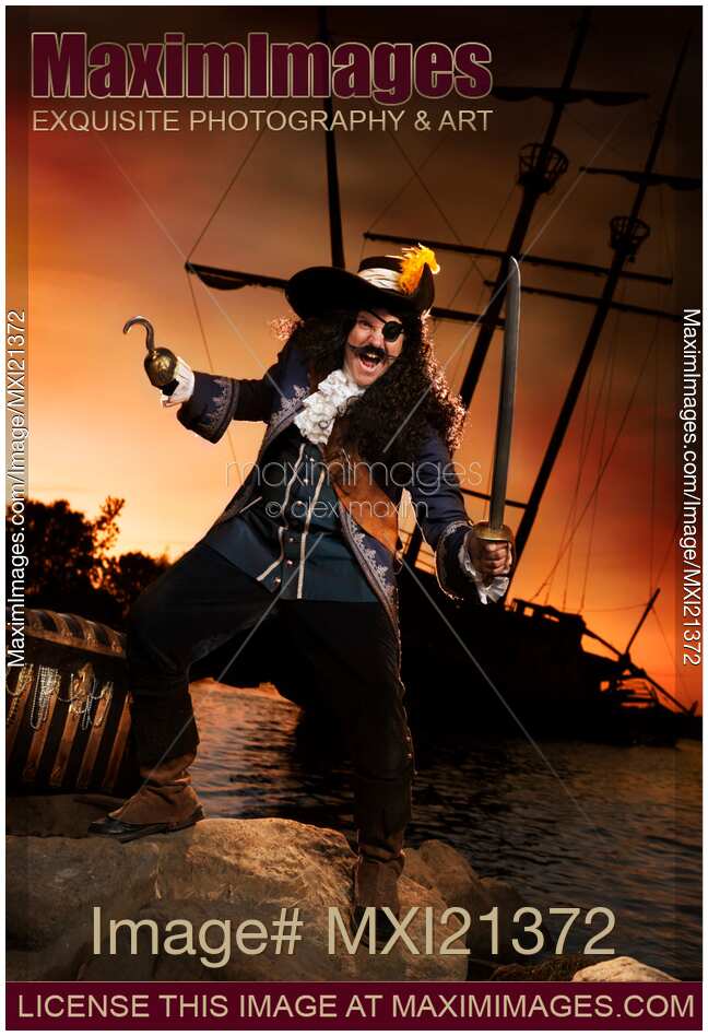 Pirate with a Treasure Chest