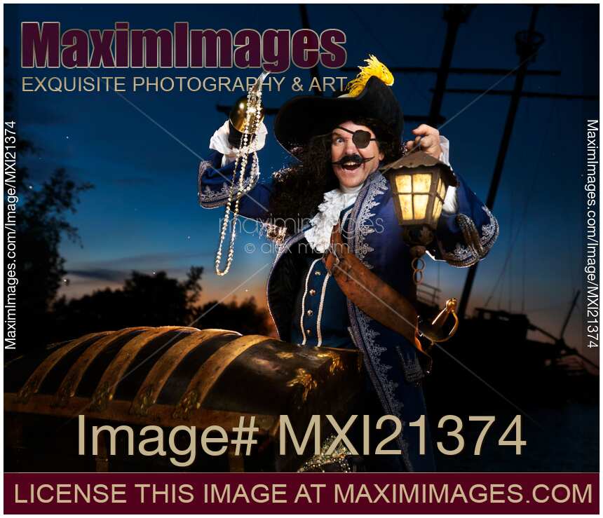 Pirate with a Treasure Chest