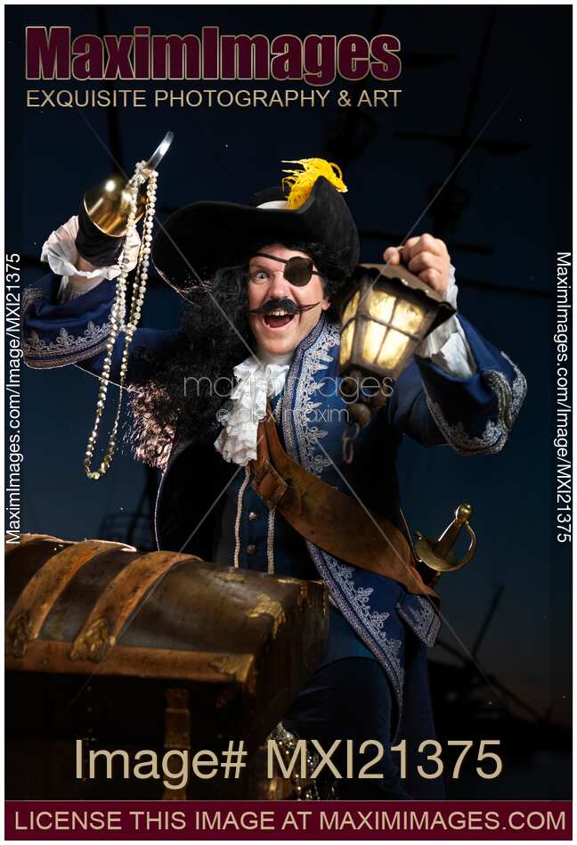 Pirate with a Treasure Chest