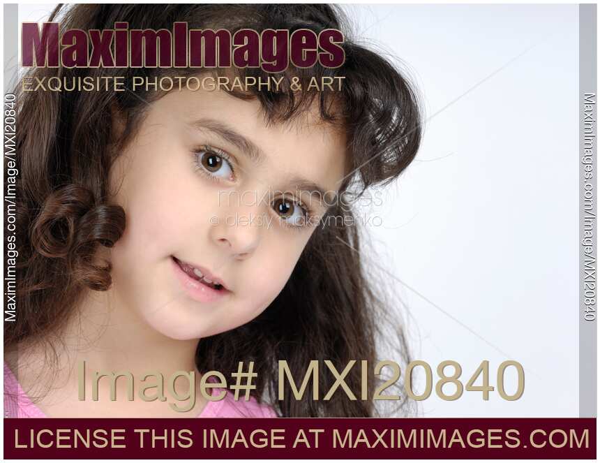 Portrait of a Beautiful Young Girl