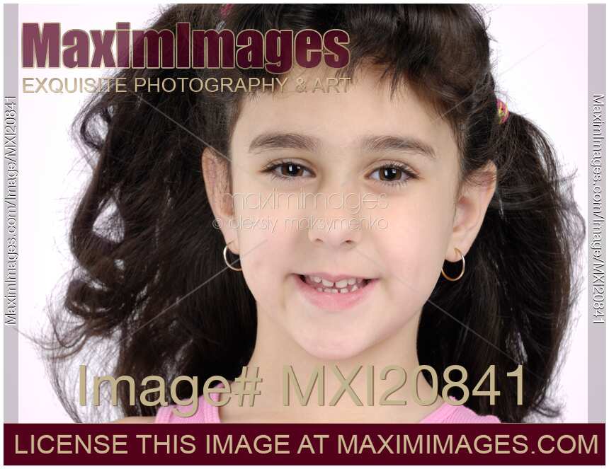 Portrait of a Beautiful Young Girl