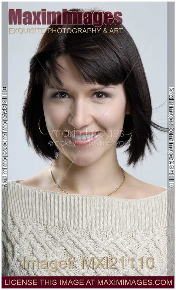 Portrait of smiling young woman