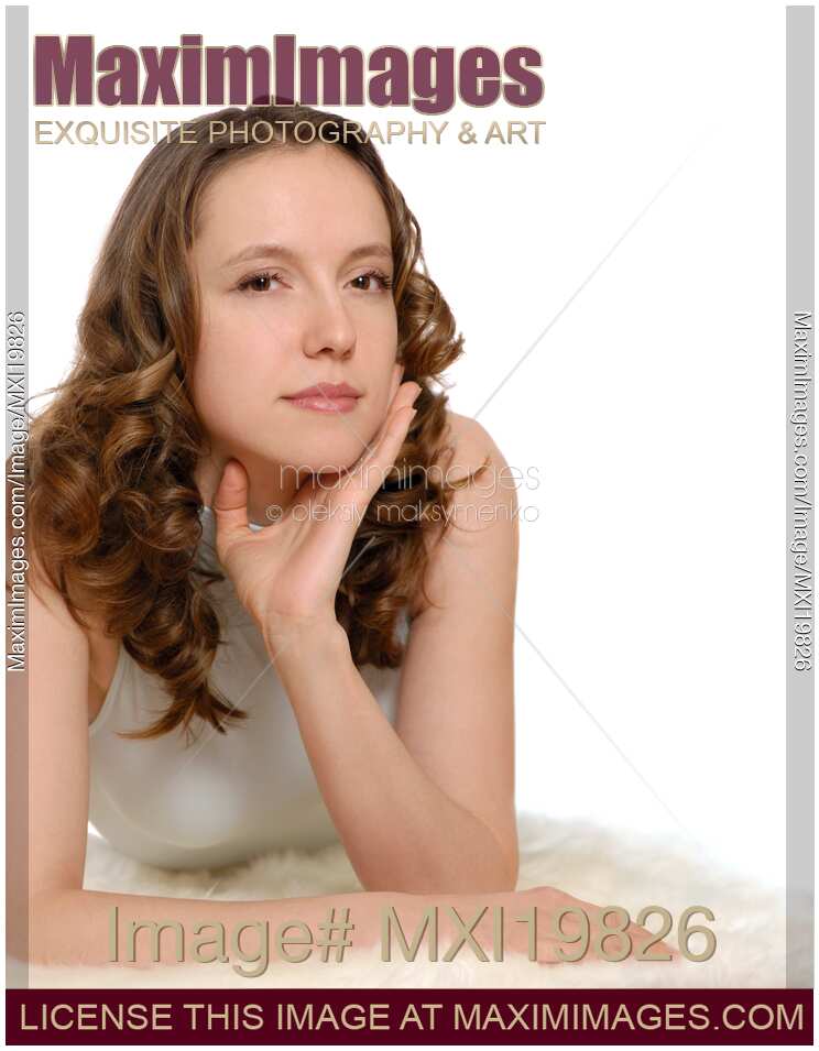 Portrait of Young Beautiful Woman