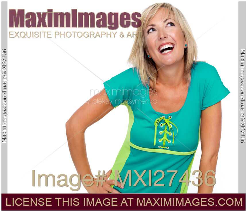 Portrait of young laughing woman