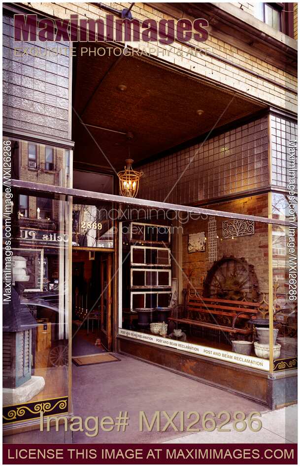 Stock photo Post and Beam Reclamation shop at the Junction Toronto
