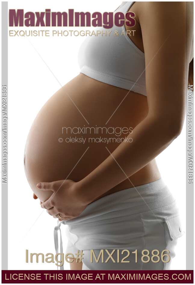 Pregnant Young Woman Body