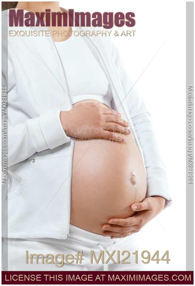 Pregnant Young Woman Body