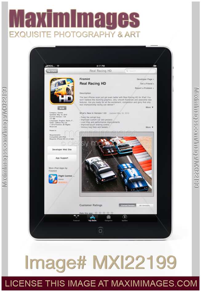 Racing Video Game in App Store for Apple iPad