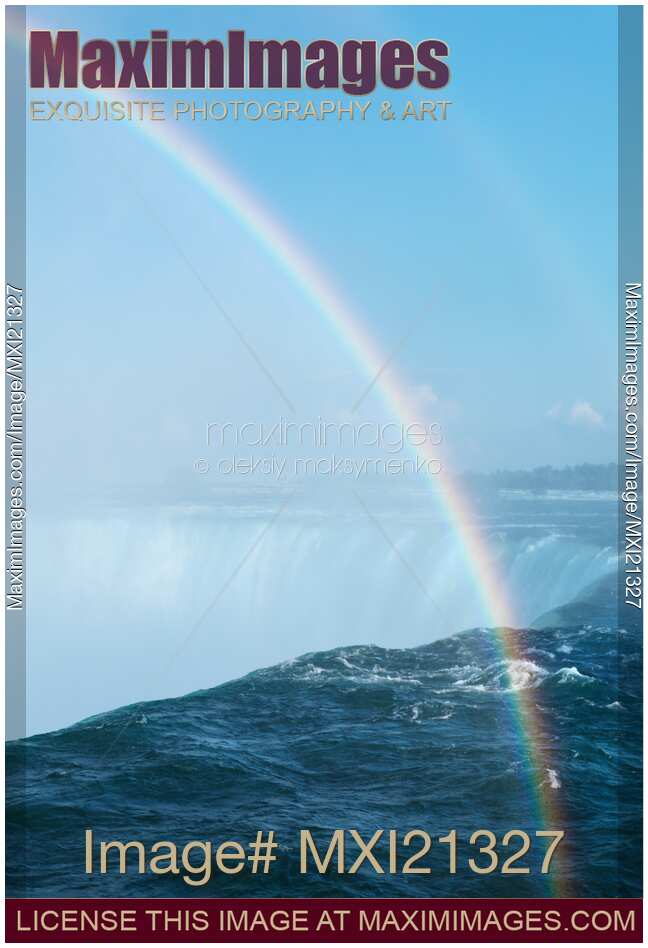 Rainbow over Niagara Falls