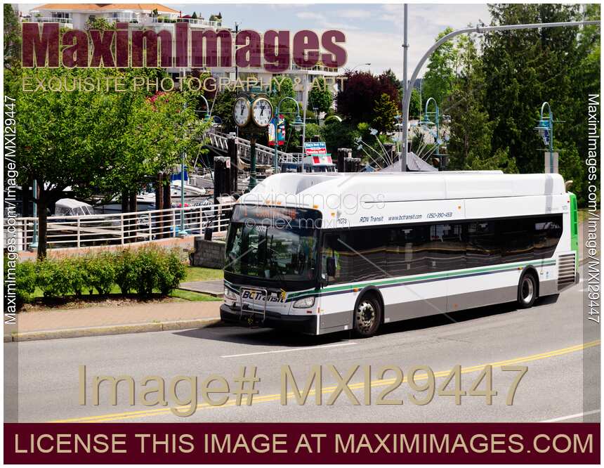 RDN transit city bus in Nanaimo BC Transit