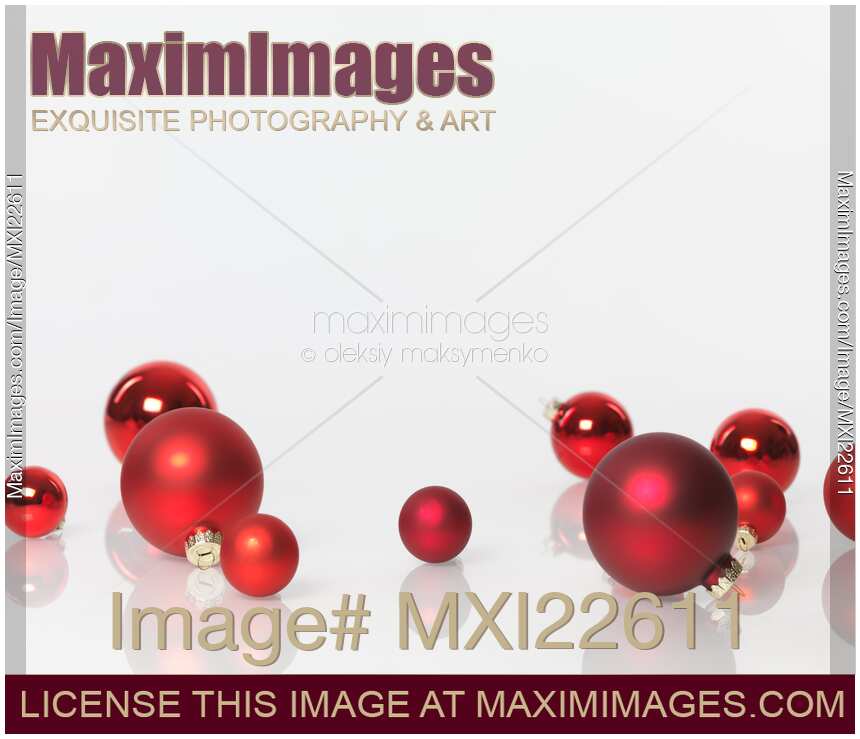 Red Christmas Baubles