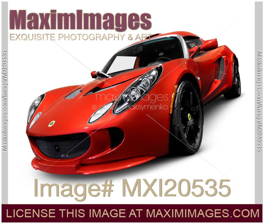 Red Lotus Elise sports car