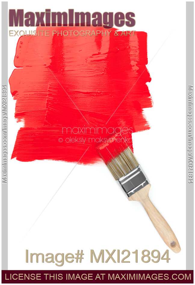 Red Paint and a Brush