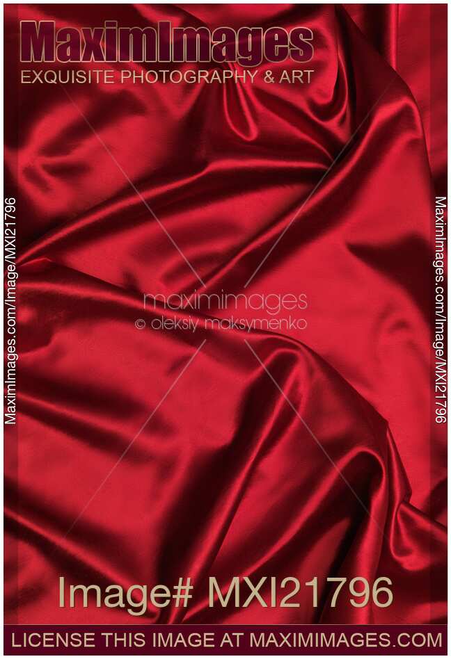 Red Silky Fabric