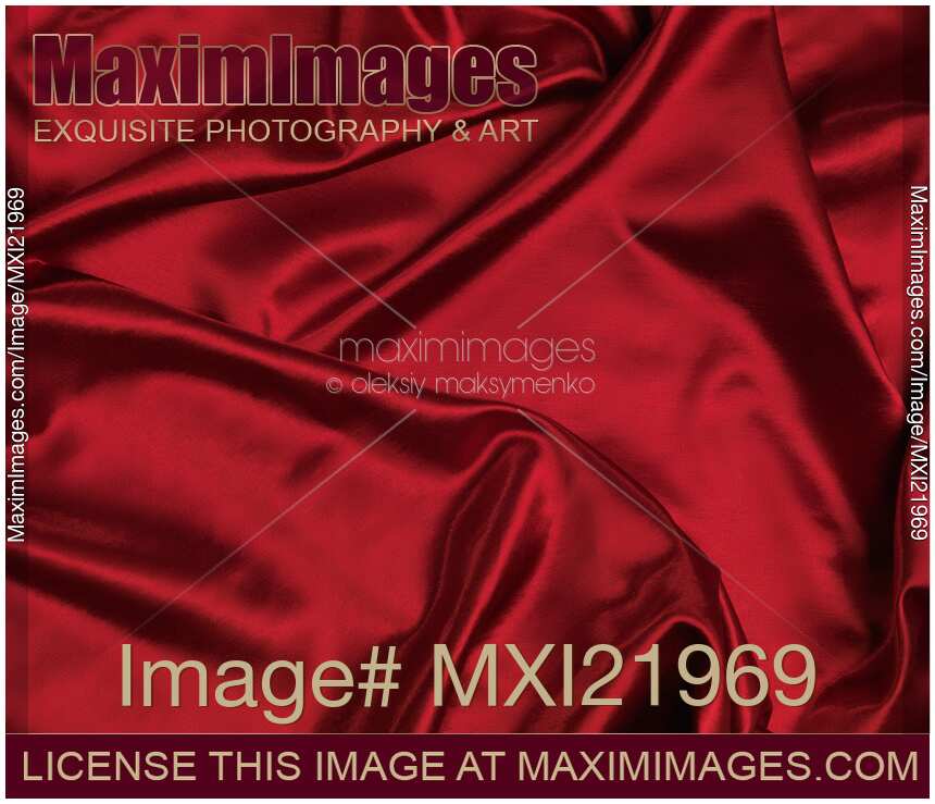 Red Silky Fabric