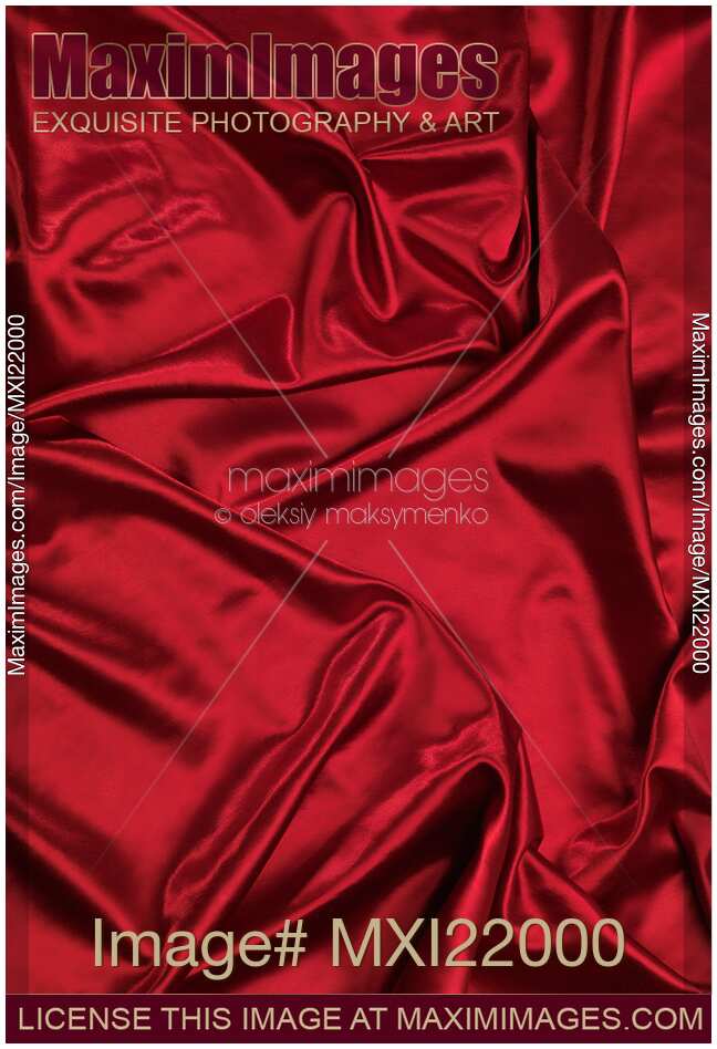 Red Silky Fabric