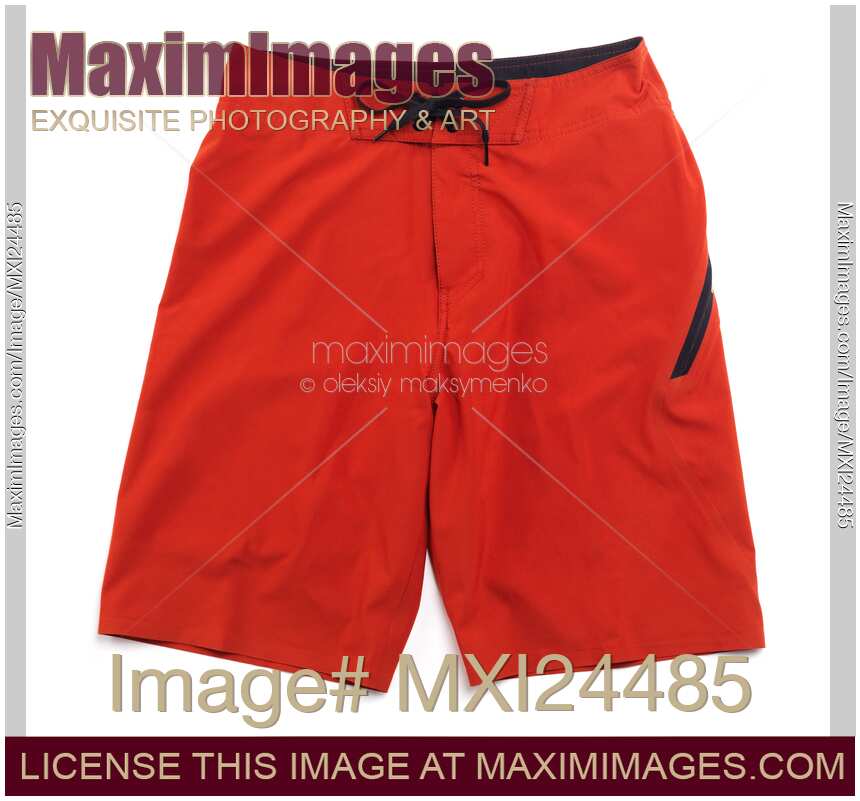 Red swimming trunks