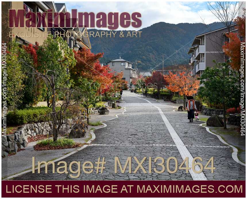 Residential houses in suburban neighbourhood at Daigonishiojicho Kyoto