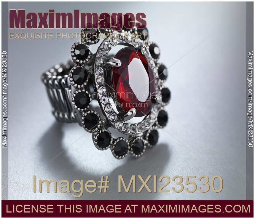 Ring with Red Stone
