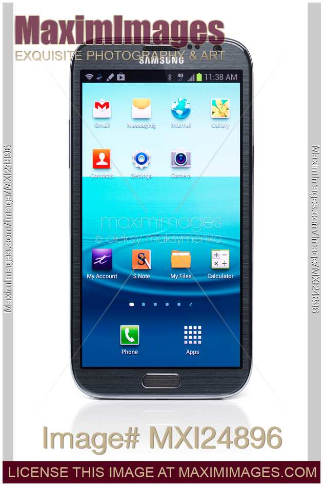 Samsung Galaxy Note II Android phone