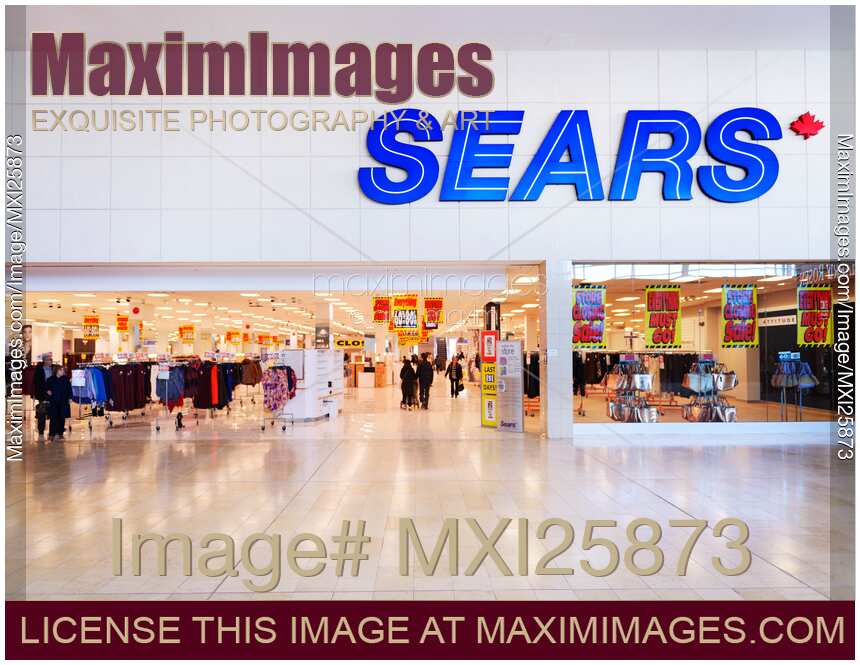 Stock photo Sears store closing sale in Toronto MaximImages