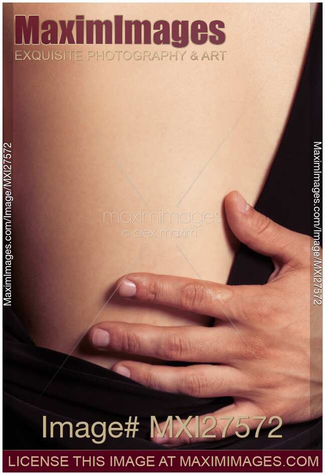 Sensual abstract closeup of a couple