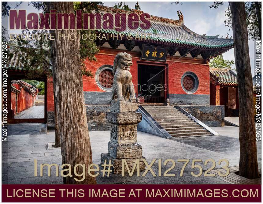 Shaolin Temple entrance in DengFeng China