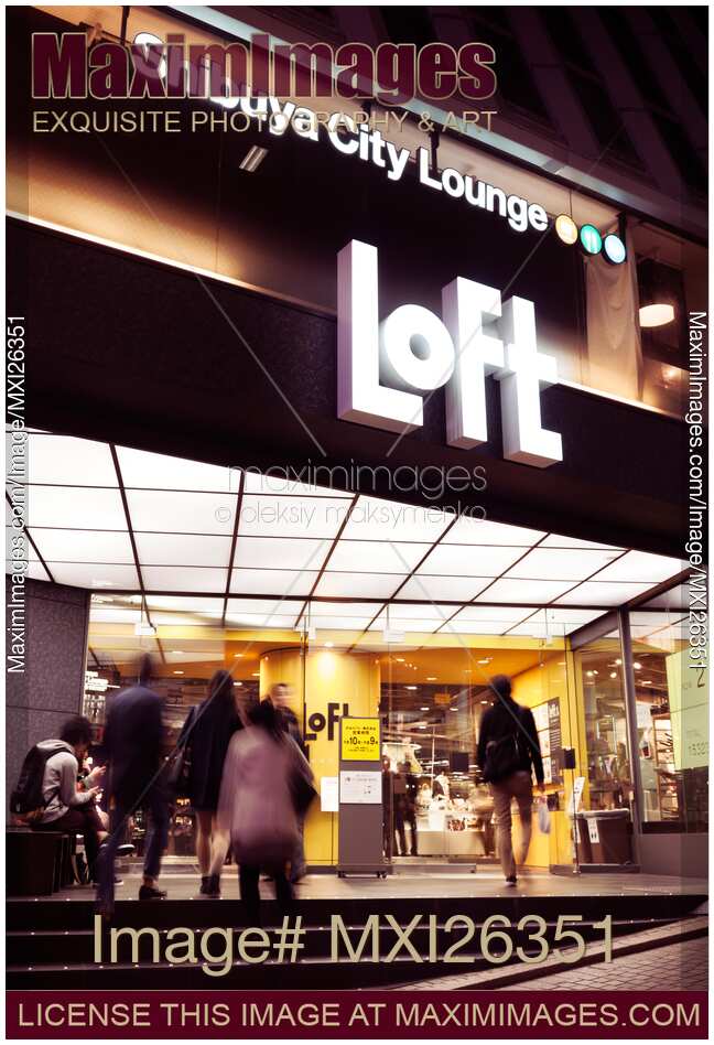 Shibuya Loft store sign