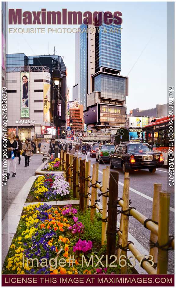 Shibuya station intersection in Tokyo