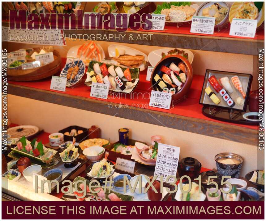 Shokuhin Sampuru Japanese Sushi restaurant food sample model display