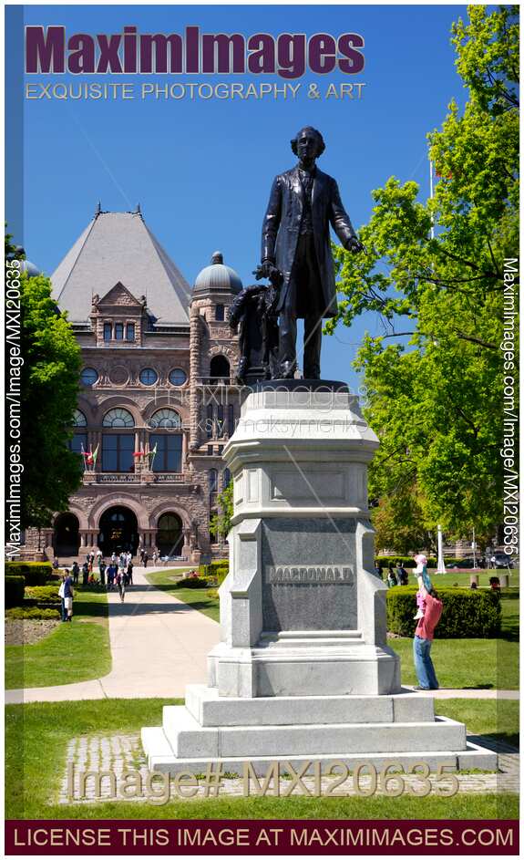 Sir John A. MacDonald Statue in Toronto