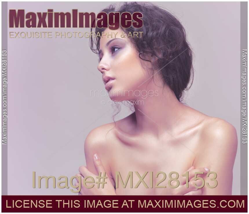 Soft artistic beauty portrait of young woman