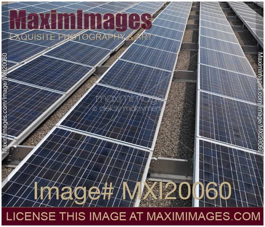 Solar Panels on a Roof