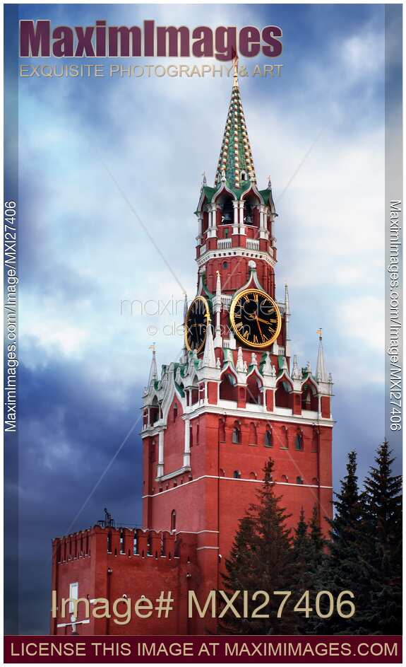 Spasskaya Tower The Kremlin in Moscow