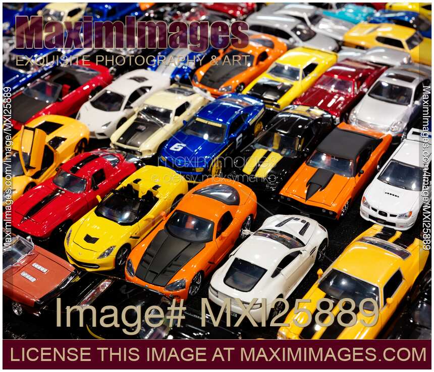 Sports cars die-cast models