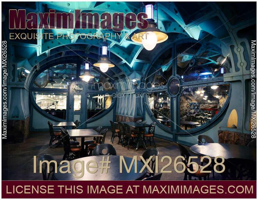 Steampunk fantasy theamed restaurant