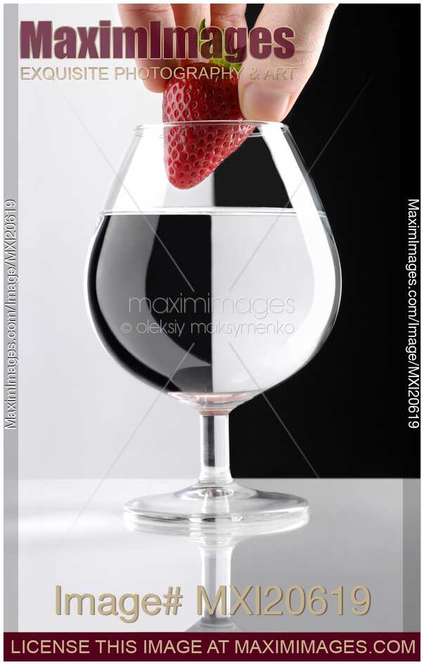 Strawberry in a Glass