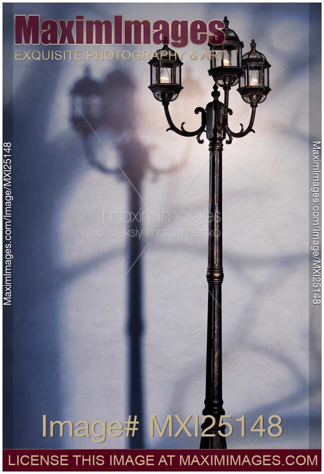 Street lamp at night