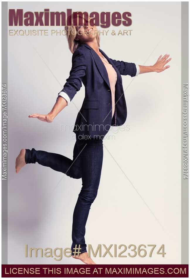 Stylish Carefree Business Woman