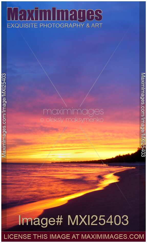 Sunset over Beach